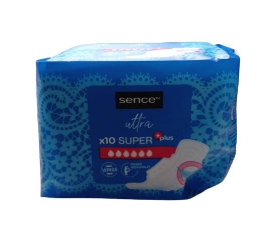 Higieniniai paketai Sence Ultra Super Plus, 12 vnt. kaina ir informacija | Tamponai, higieniniai paketai, įklotai | pigu.lt