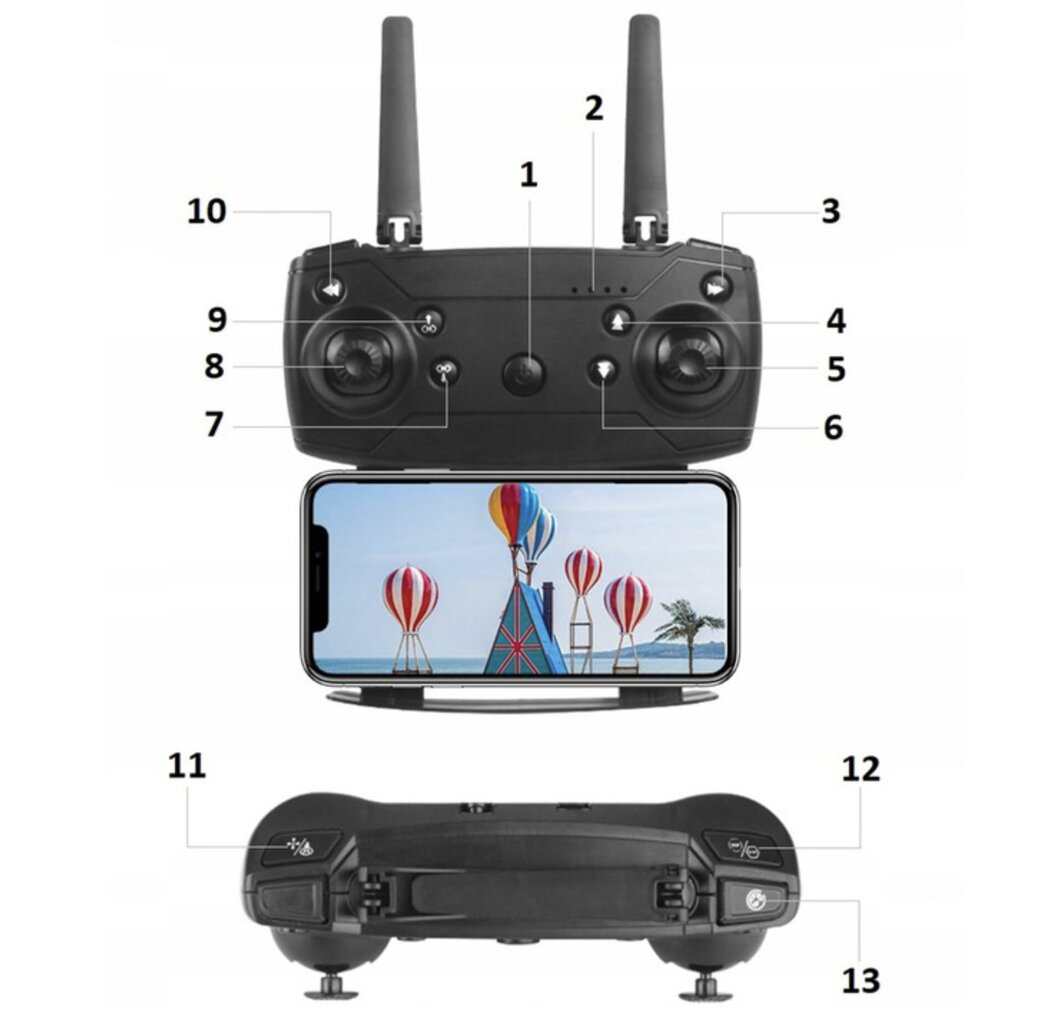 Dronas E88 PRO kaina ir informacija | Dronai | pigu.lt