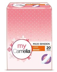 Higieniniai įklotai Camelia Maxi Pads Long, 20 vnt. kaina ir informacija | Tamponai, higieniniai paketai, įklotai | pigu.lt