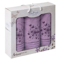 Frotinių rankšluosčių rinkinys Arina, 3 vnt. kaina ir informacija | Rankšluosčiai | pigu.lt