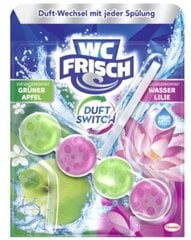 Tualeto valiklis - gaiviklis WC Frisch Green Apple & Water Lily, 50 g kaina ir informacija | Valikliai | pigu.lt