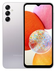 Товар с повреждённой упаковкой. Samsung Galaxy A14 4/128GB Silver SM-A145RZSVEU цена и информация | Мобильные телефоны, фото и видео товары с поврежденной упаковкой | pigu.lt