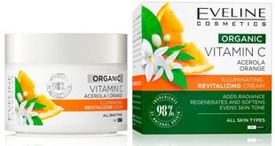 Atgaivinantis kremas dienai ir nakčiai Eveline Organic Vitamin C Illuminating, 50 ml kaina ir informacija | Veido kremai | pigu.lt