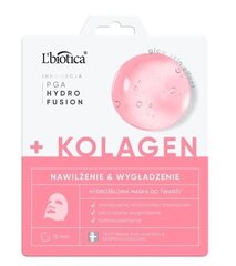 Veido kaukė L'biotica Innowacja PGA Hydro Fusion + Kolagen, 1 vnt kaina ir informacija | Veido kaukės, paakių kaukės | pigu.lt