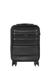 Маленький чемодан на колёсиках Ochnik WALPP-0012-99-19(W23), чёрный цена и информация | Чемоданы, дорожные сумки | pigu.lt