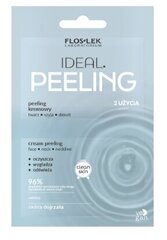 Kreminis šveitimas veidui, kaklui, dekoltė Flos-Lek Ideal. Peeling, 2 x 4 ml kaina ir informacija | Veido prausikliai, valikliai | pigu.lt