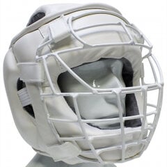Шлем для каратэ из полиуретана с металлической маской. цена и информация | Боевые искусства | pigu.lt