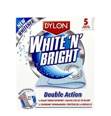 Салфетки-пятновыводитель Dylon White & Bright, 5 шт цена и информация | Средства для стирки | pigu.lt