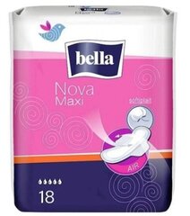 Higieniai įklotai Bella Nova Maxi, 18 vnt. цена и информация | Тампоны, гигиенические прокладки для критических дней, ежедневные прокладки | pigu.lt