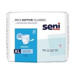 Подгузники для взрослых Seni Active Classic XL - 10 шт. цена и информация | Подгузники, прокладки, одноразовые пеленки для взрослых | pigu.lt