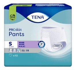 Трусики защитные Tena ProSkin Pants Maxi, размер S, упаковка 10 штук цена и информация | Подгузники, прокладки, одноразовые пеленки для взрослых | pigu.lt