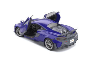 Kolekcinis modeliukas Mclaren 600LT 1:18 2018, violetinis kaina ir informacija | Kolekciniai modeliukai | pigu.lt