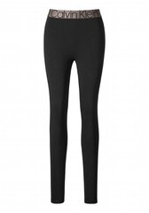 Calvin Klein tamprės moterims QS6512E-UB1, juodos kaina ir informacija | Kelnės moterims | pigu.lt