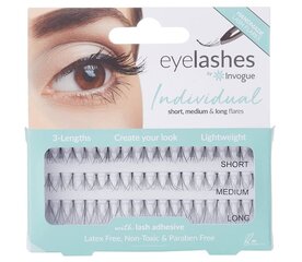 Individualūs blakstienų kuokšteliai Invogue Eyelashes 3-lenghts, 54 vnt kaina ir informacija | Priklijuojamos blakstienos, blakstienų rietikliai | pigu.lt