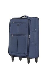 Vidutinis lagaminas ant ratukų Ochnik Walny-0030-69-24(W24), mėlynas цена и информация | Чемоданы, дорожные сумки  | pigu.lt