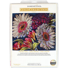 Siuvinėjimo rinkinys Pasakiškos gėlės Dimensions, D70-35399, 35,5 x 30,4 cm kaina ir informacija | Siuvinėjimo priemonės | pigu.lt