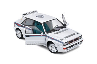Kolekcinis modeliukas Lancia Delta HF Intergrale Evo 1 Martini 6 1:18 1992, baltas kaina ir informacija | Kolekciniai modeliukai | pigu.lt