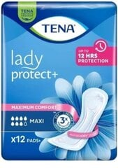 Подгузники анатомические Tena Lady Maxi, 12 штук цена и информация | Подгузники, прокладки, одноразовые пеленки для взрослых | pigu.lt