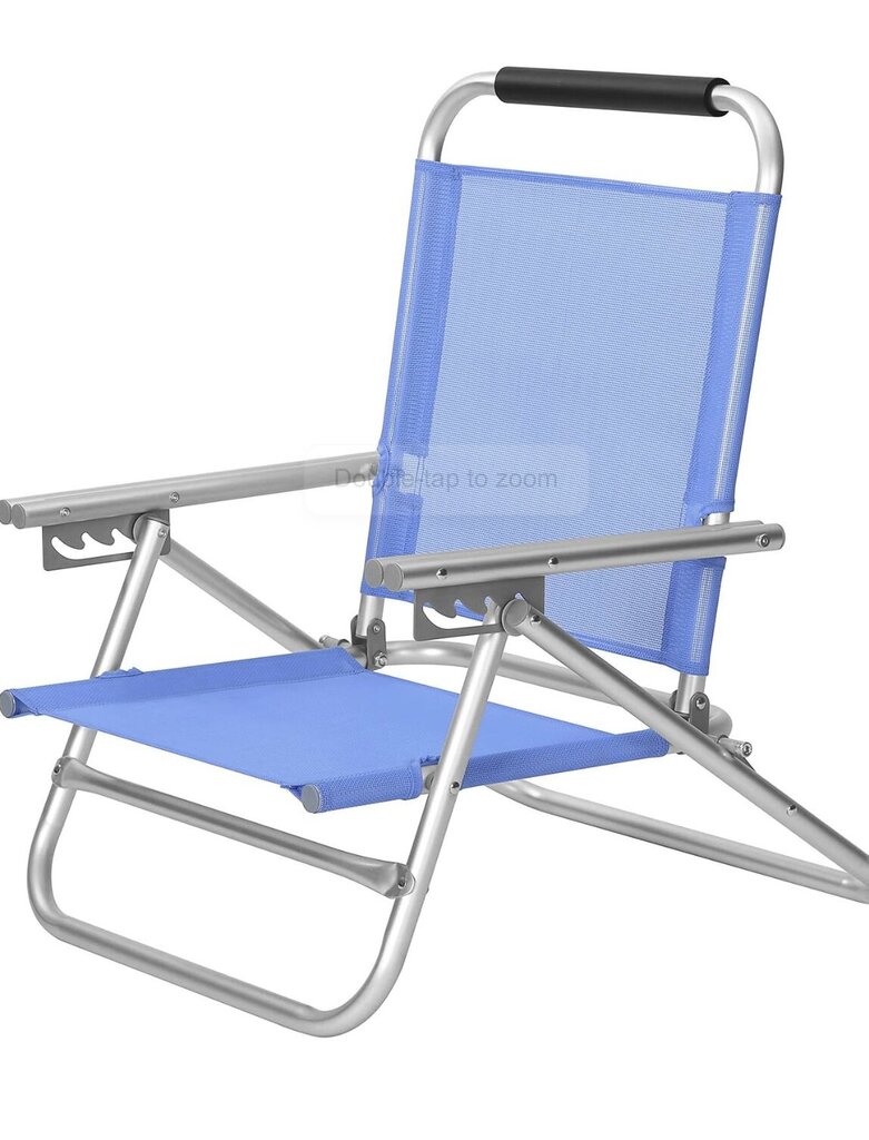 Sulankstoma kėdė Songmics, mėlyna цена и информация | Lauko kėdės, foteliai, pufai | pigu.lt