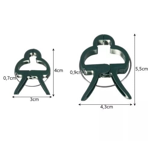 Augalų laikymo segtukai, 108vnt. цена и информация | Augalų priežiūros priemonės | pigu.lt