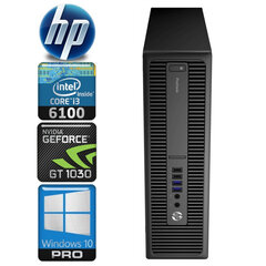 HP 600 G2 SFF i3-6100 8GB 256SSD+1TB GT1030 2GB WIN10Pro цена и информация | Stacionarūs kompiuteriai | pigu.lt