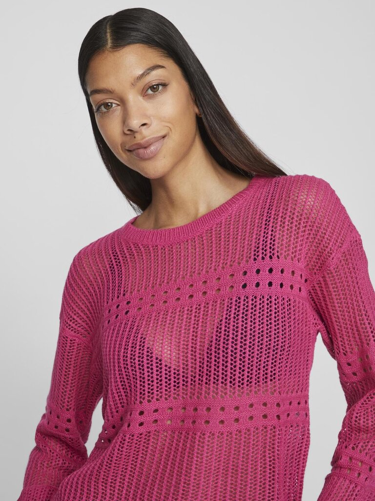 Vila megztinis moterims 14095320*01, rožinis kaina ir informacija | Megztiniai moterims | pigu.lt