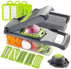 Berimax daržovių pjaustyklė, pilka kaina ir informacija | Virtuvės įrankiai | pigu.lt