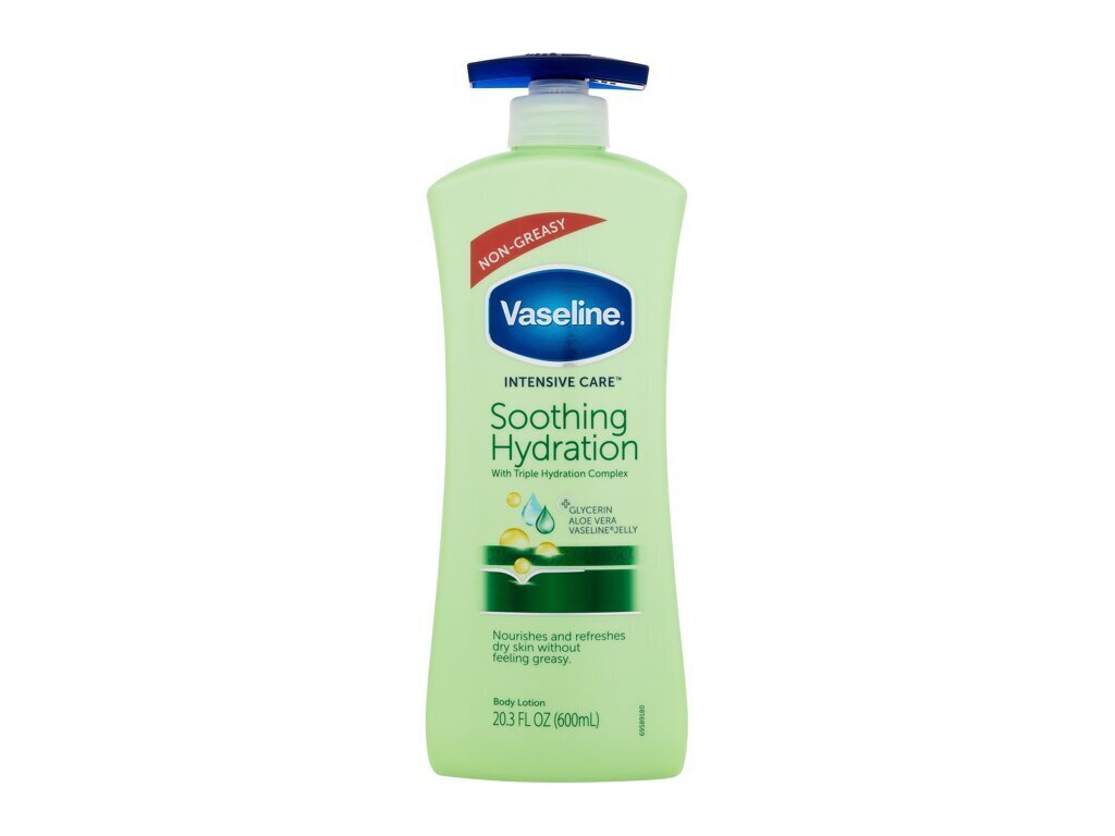 Kūno losjonas Vaseline Soothing Hydration Body Lotion, 600ml цена и информация | Kūno kremai, losjonai | pigu.lt