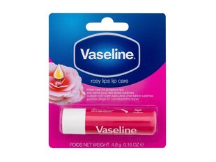 Lūpų balzamas Vaseline Rosy Lips Lip Care, 4.8 g kaina ir informacija | Lūpų dažai, blizgiai, balzamai, vazelinai | pigu.lt