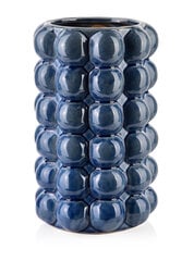 Vaza Vala blue, 26.5 cm kaina ir informacija | Vazos | pigu.lt