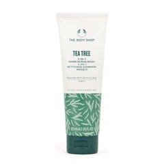 Veido kaukė The Body Shop Tea Tree 3in1, 125 ml kaina ir informacija | Veido kaukės, paakių kaukės | pigu.lt