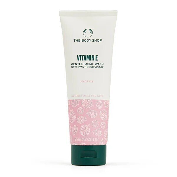 Gelinis prausiklis The Body Shop Vitamin E, 125 ml kaina ir informacija | Veido prausikliai, valikliai | pigu.lt