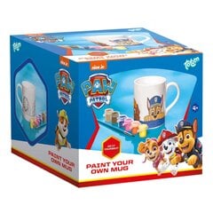 PAW Patrol keramikos tapybos puodelis su dažais kūrybinis rinkinys kaina ir informacija | Stalo žaidimai, galvosūkiai | pigu.lt