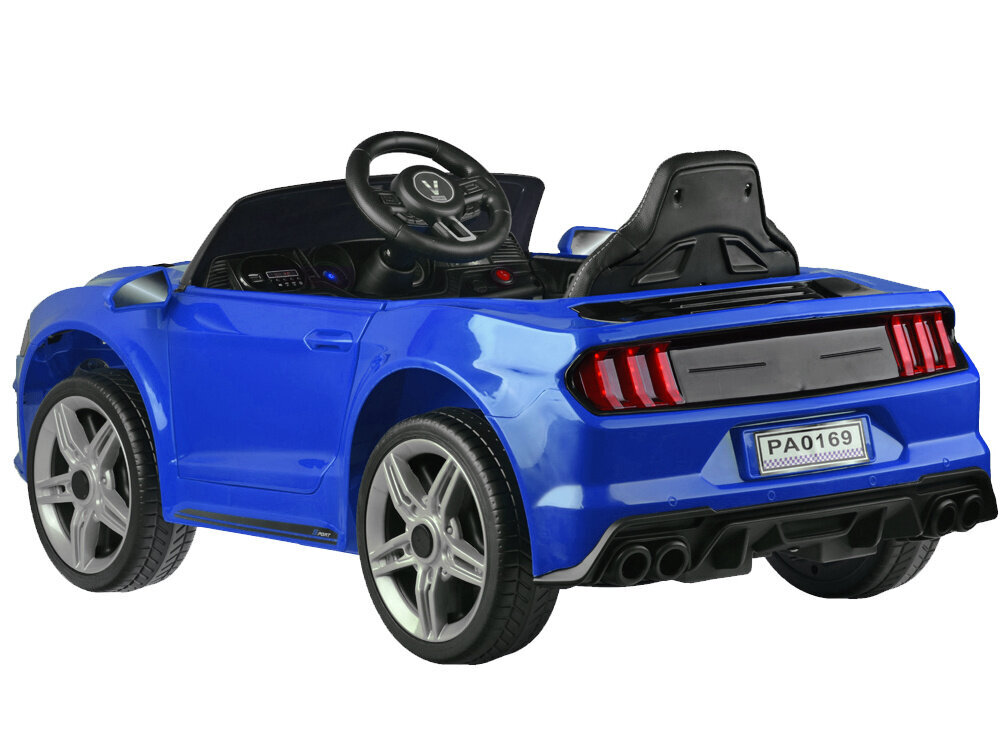 Vienvietis vaikiškas elektromobilis GT, mėlynas kaina ir informacija | Elektromobiliai vaikams | pigu.lt