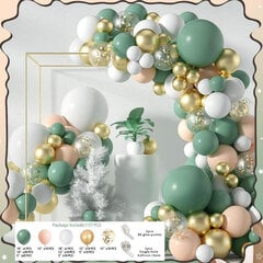 Sage Green Arch Set Набор воздушных шаров Mix (117 шт.) цена и информация | Шарики | pigu.lt