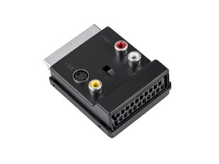 Euro jungtis s-19 3xgn.rca+svhs+prz. kaina ir informacija | Adapteriai, USB šakotuvai | pigu.lt