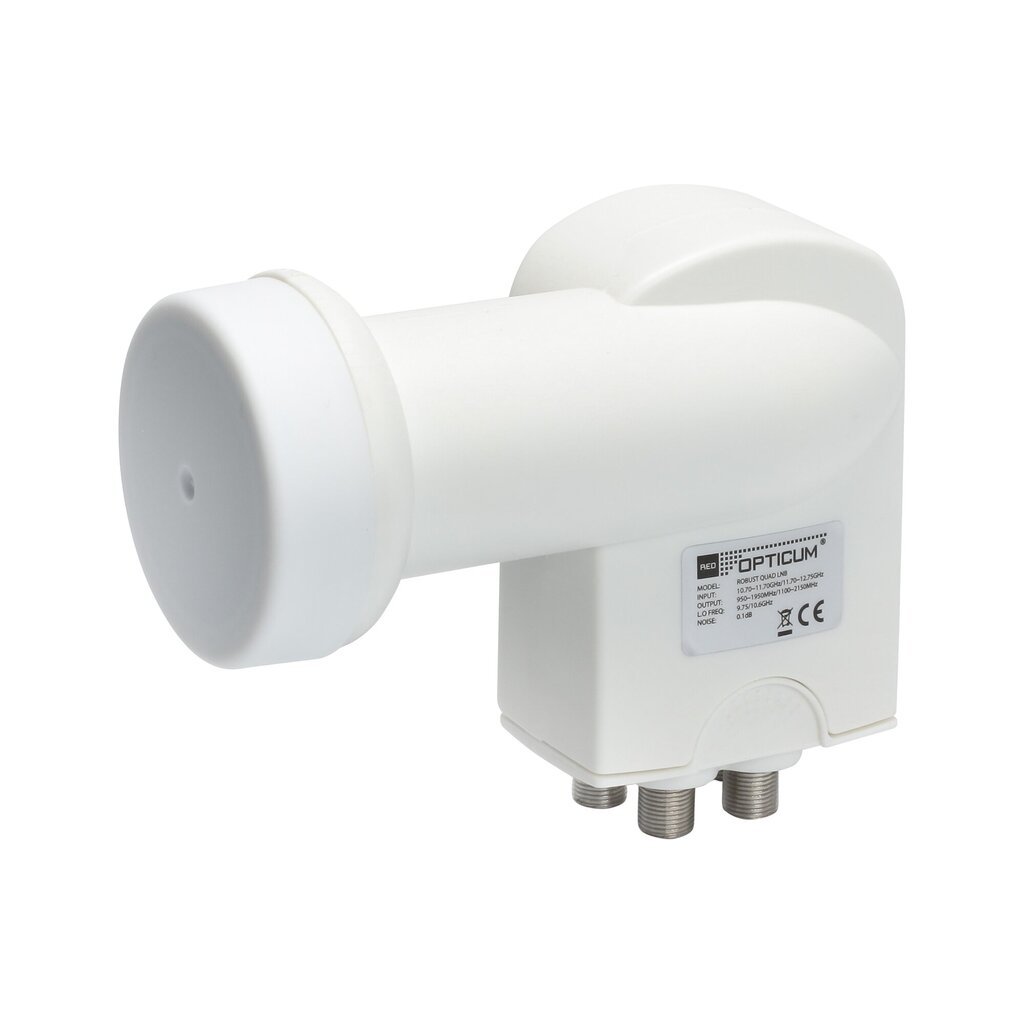 Opticum quad LNB kaina ir informacija | TV antenos ir jų priedai | pigu.lt