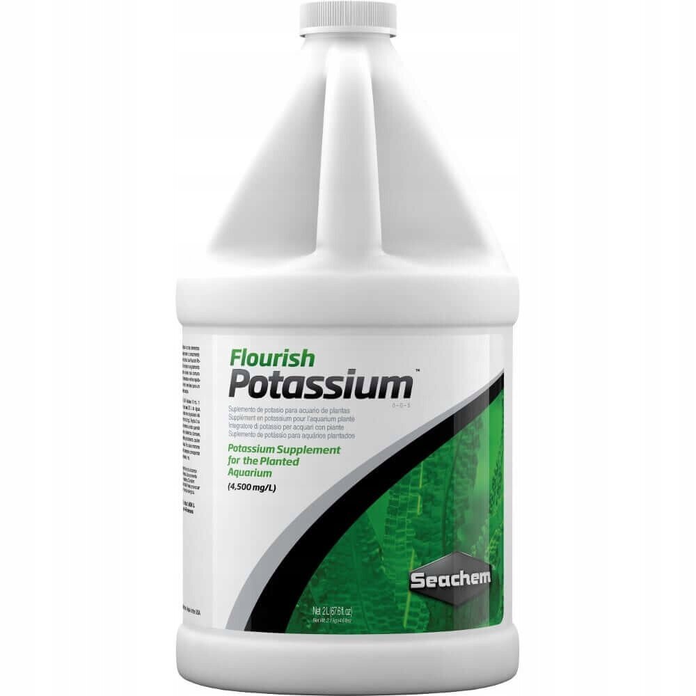 Kalis akvariumo augalams Seachem Flourish Potassium, 2000 ml kaina ir informacija | Akvariumai ir jų įranga | pigu.lt