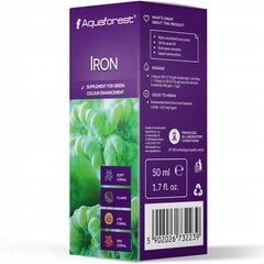 Geležis jūriniams akvariumams Aquaforest Iron, 50 ml kaina ir informacija | Akvariumai ir jų įranga | pigu.lt