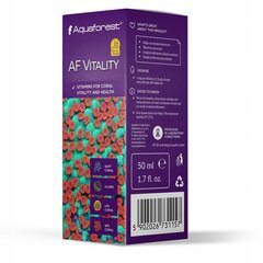 Vitaminai koralams Aquaforest AF Vitality, 50 ml kaina ir informacija | Akvariumai ir jų įranga | pigu.lt