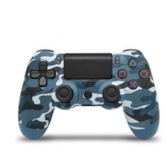 Goodbuy "Doubleshock" bluetooth vairasvirtė PS4 (PRO | SLIM) | iOS | Android | PC | Smart TV kamufliažinė mėlyna kaina ir informacija | Žaidimų konsolės | pigu.lt