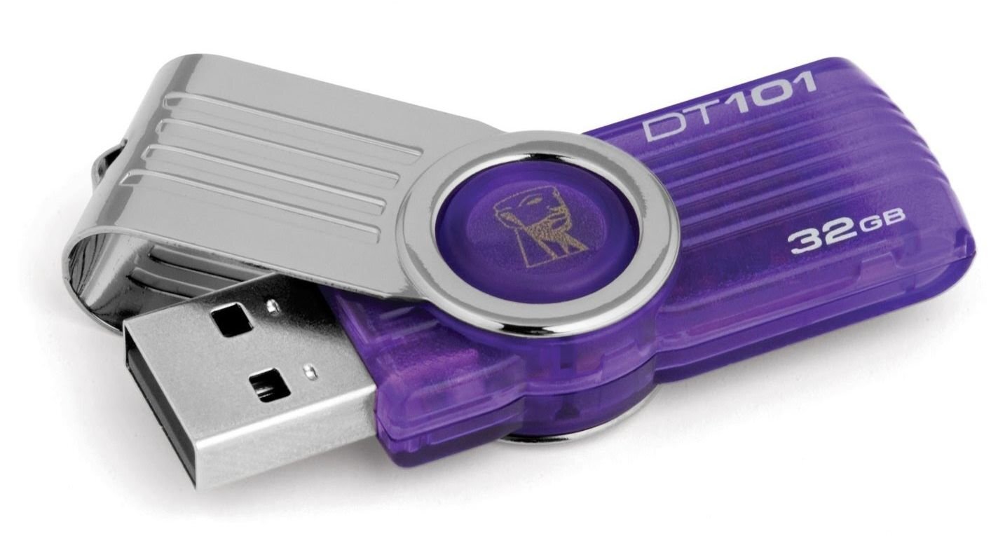 Atmintinė KINGSTON DataTraveler 101 G2 32 GB, USB 2.0, Violetinė kaina ir informacija | USB laikmenos | pigu.lt