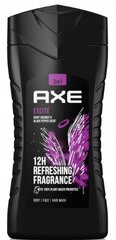 Dušo želė Axe 3in1 Excite, 250 ml kaina ir informacija | Dušo želė, aliejai | pigu.lt