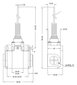 Ribinis jungiklis su reguliuojama svirtimi ir ritinėliu 196974332 kaina ir informacija | Apsaugos sistemos, valdikliai | pigu.lt