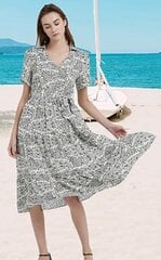 Suknelė moterims Moonsiroli, smėlio spalvos цена и информация | Платья | pigu.lt