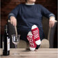 Originalios kojinės Wine Please vyno taurėje, raudonos kaina ir informacija | Originalios kojinės | pigu.lt