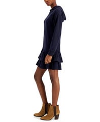 Tommy Hilfiger megztinis-suknelė moterims, mėlyna цена и информация | Платья | pigu.lt