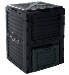 - Компостер 2-х камерный Progarden 300 л черный цена и информация | Уличные контейнеры, контейнеры для компоста | pigu.lt