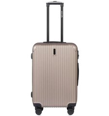 Didelis lagaminas Wings, L, auksinis kaina ir informacija | Lagaminai, kelioniniai krepšiai | pigu.lt