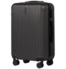 Didelis lagaminas Wings, L, pilkas kaina ir informacija | Lagaminai, kelioniniai krepšiai | pigu.lt